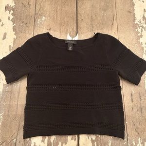 White House black market, black top, size small